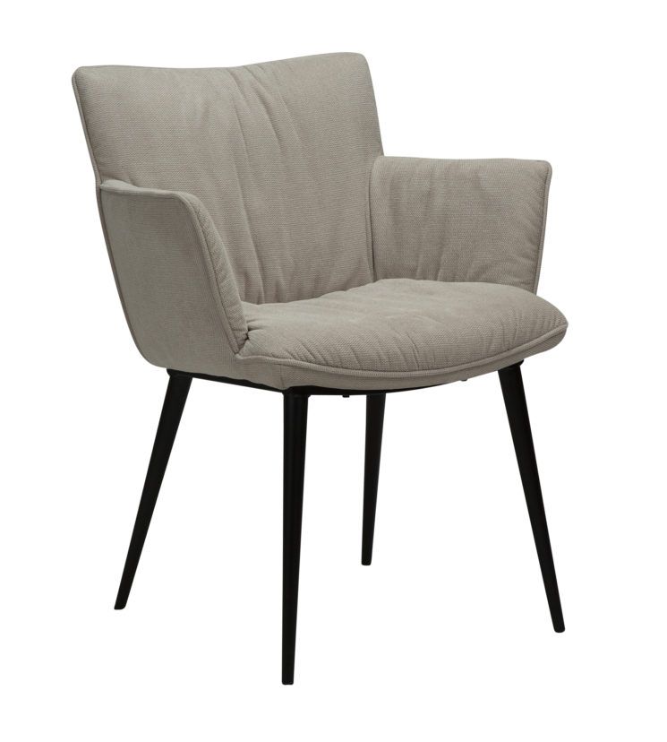 Křesílko JOIN Desert sand fabric with black legs