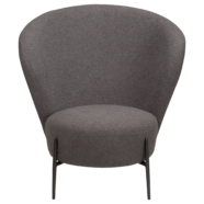 Židle ORBIT Stone RPES bouclé with antique pewter legs - Image 2