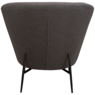 Židle ORBIT Stone RPES bouclé with antique pewter legs - Image 4