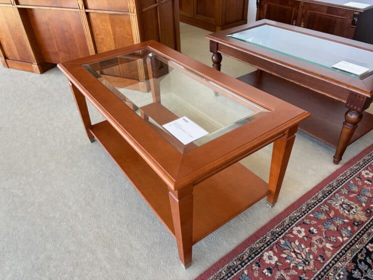 Konferenční stolek Elegance se skleněnou deskou - Image 2